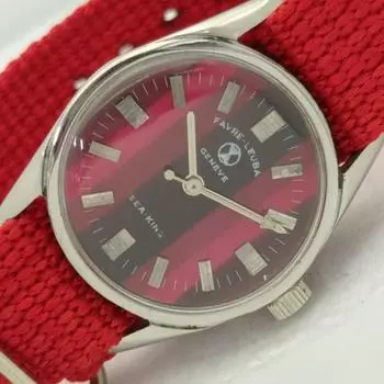 МЕХАНИЧЕСКИЕ OLD FAVRE LEUBA GENEVE SEA KING WINDING ШВЕЙЦАРСКИЕ МУЖСКИЕ ЧАСЫ a412903-1 Sku008-a412903