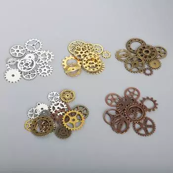 Механические шестерни из сплава 50 г для изготовления ювелирных изделий DIY Очаровательное украшение random mix