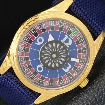 МЕХАНИЧЕСКИЕ ШВЕЙЦАРСКИЕ МУЖСКИЕ ЧАСЫ С РУЧНЫМ ЗАВОДОМ, ВОССТАНОВЛЕННЫЕ, СИНИЙ ЦИФЕРБЛАТ a430245-2 R102-a430245