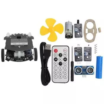 Механический DIY Кодирование Робот Программирование Пульт Дистанционного Управления Машина Инфракрасный для Детей