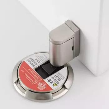Механический дверной стопор Yousheng, настенный протектор, прочный цинковый сплав, регулируемый клей, не требующий сверления, противоударный напольный дверной фиксатор, дверной стопор A