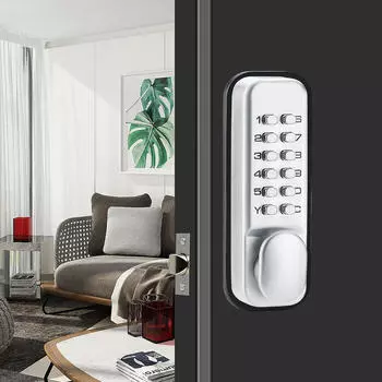 Механический дверной замок, удобный пароль, износостойкий, прочный, водонепроницаемый, передний