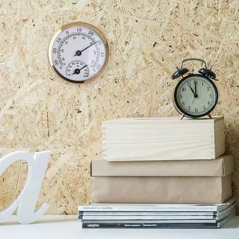 Механический гигрометрограф, домашний настенный измеритель температуры и влажности, термометр, комнатный гигрометр, датчик влажности золотой