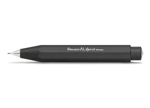 Механический карандаш Kaweco Al Sports Black, оригинальный импортный продукт ALSP-BK 0,7 мм чёрный