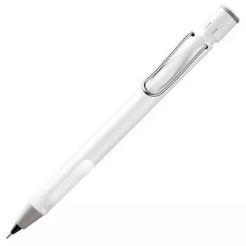 Механический карандаш LAMY Safari White с эргономичной рукояткой и прочным корпусом из пластика ASA. Идеально подходит для письма и рисования. LAMY M 41 Fine.