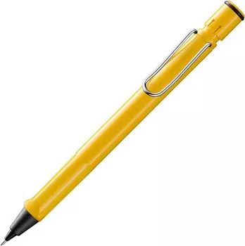 Механический карандаш LAMY Safari Yellow с эргономичной рукояткой, прочный корпус из пластика ASA, идеально подходит для письма и рисования, LAMY M 41 Fine