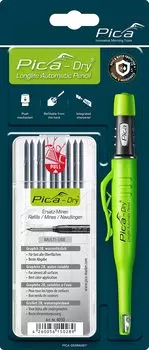 Механический карандаш Longlife Pica Dry, графитовый стержень 2B 30403 Mr.baby Pica-Dry, упаковка 10 штук, водорастворимый