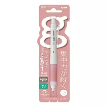 Механический карандаш Mitsubishi Pencil Alpha Gel Switch 0.3 Limited Rose Pink M31009GG1P.RP