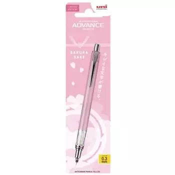 Механический карандаш Mitsubishi Pencil Kurtga Advance 0.3 Limited Sakura Bloom Package Baby Pink M35591PLS.68