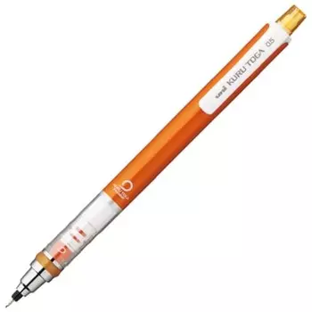 Механический карандаш Mitsubishi Pencil Kurtoga 0.5 с автоматическим механизмом вращения грифеля, черный M54501P.4