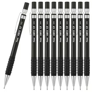 Механический карандаш Pentel AMAIN Sharp Black 10 шт. 1,3 мм AM13-A(10)