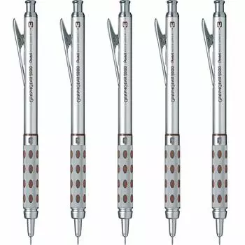 Механический карандаш Pentel Graph Gear 1000 5 шт PG1013 0.3 мм