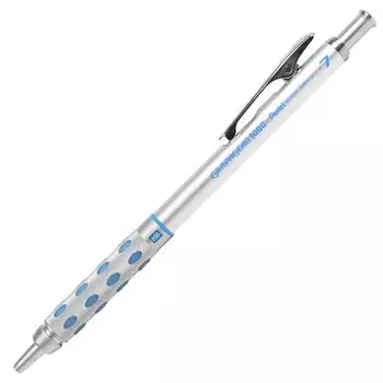 Механический карандаш Pentel PG1017 Graphgear 1000 с 3 грифелями HB 0,7 мм (1 карандаш) белый