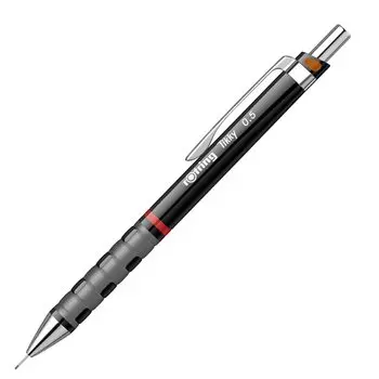 Механический карандаш ROTRING Tikki Black 1904700 подлинный импортный продукт 0,5 мм чёрный