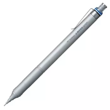 Механический карандаш Tombow 0,3 мм MONO Monograph Fine (Широкий обзор/Низкий центр тяжести) Серебряный DPA-111A