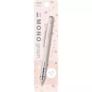 Механический карандаш Tombow MONO graph 0,3 мм, прозрачный камень, ограниченный выпуск, женские канцелярские принадлежности, канцелярские принадлежности для женщин, светлый цвет, узор из камня, свободный, милый