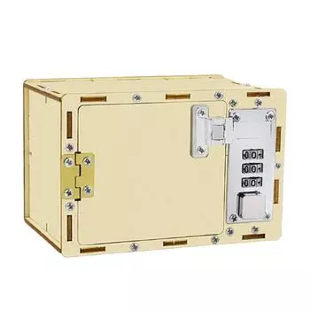 Механический кодовый замок, наборы моделей «сделай сам», научные игрушки для детей, ручная сборка, коробка с паролем, набор «сделай сам», деревянные игрушки, образование