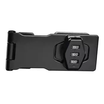 Механический парольный замок Бытовой парольный замок Поворотные засовы Замки без ключа для сада Интерьер Почтовый ящик Ванная комната Домашние животные Двери чёрный