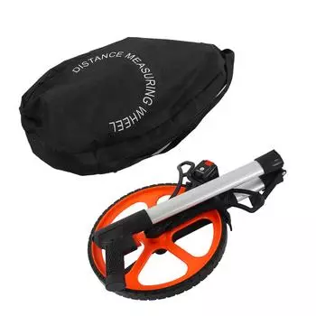 Механический счетчик, диапазон измерения 0–9999,9 м/0–9999,9 футов. Ручное измерительное колесо для измерения площади.