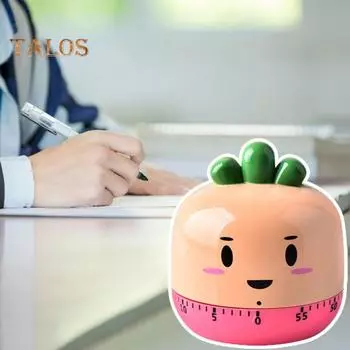 Механический таймер, привлекательный, повышает эффективность, прост в эксплуатации, модный, механический таймер для выпечки с мультяшным кроликом и цыпленком