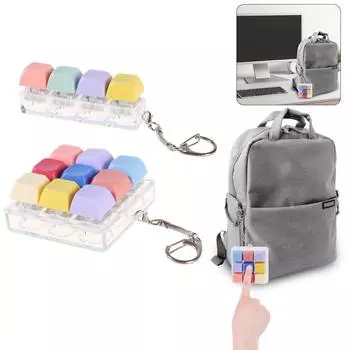 Механический тестер для клавиатуры, брелок-подвеска для переключателей клавиатуры, игрушка для снятия стресса 4