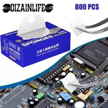 Механик NC800 Nano Spong Очистка без остатка Телефон Экран PCB Материнская плата Заднее стекло Камера Флюс Масло Рамка Чистящий инструмент