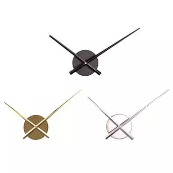 Механизм часов диаметром 10 см, 1 шт., поставка «сделай сам» серебряный