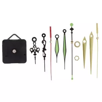 Механизм движения кварцевых настенных часов со стрелками, комплект деталей для ремонта своими руками mixed разноцветный