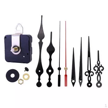 Механизм кварцевых часов и 3 пары деталей для ремонта ручных стен