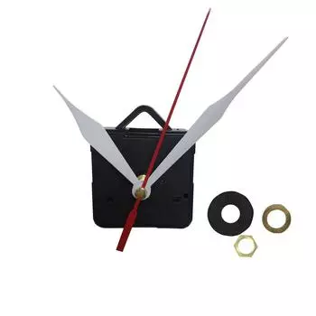 Механизм кварцевых часов с крючком, самодельные детали белый