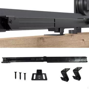 Механизм мягкого закрывания двери сарая, буферный демпфер, односторонние приводы в комплекте, стальной раздвижной механизм