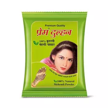 Мехенди: натуральная хна (500 г), Natural Mehandi Powder, Prem Dulhan 14.575