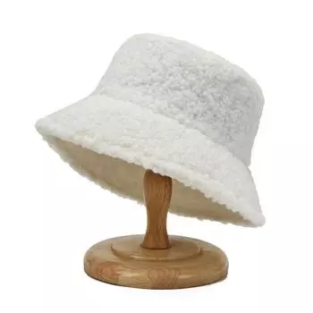 Меховая панама из искусственного меха ягненка, зимняя теплая бархатная шапка, кепки для женщин, женская панама для отдыха на природе, шляпа рыбака