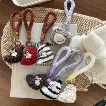 Меховая подвеска для скалолазания, плюшевый медведь, брелок, креативные носки, брелок, подвесной аксессуар Style 7