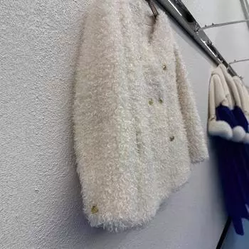 Меховое пальто с меховым покрытием, новая корейская версия, модный темперамент, зимнее женское теплое вьющееся пальто M average size can be worn below 67.5 kg