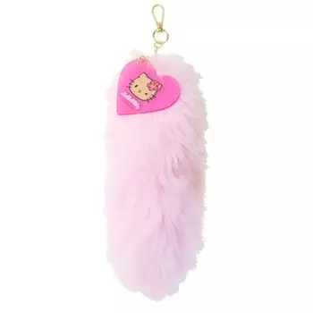 Меховой брелок Hello Kitty Розовый