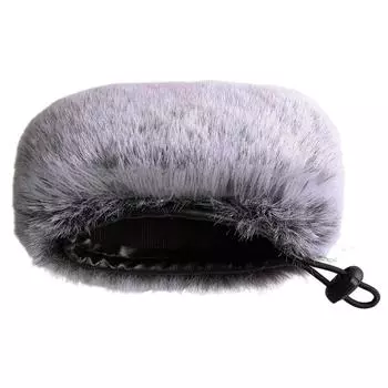 Меховой фильтр для ветрозащитного экрана микрофона для портативного диктофона PCM-D10 для видеосъемки на открытом воздухе влогов