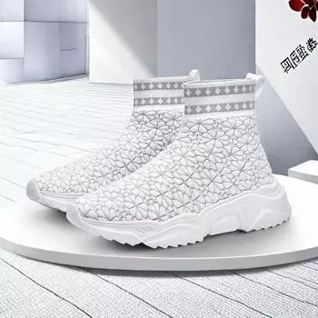 Меховые современные женские туфли 2024 года, тренировочные черные туфли, женские, прочные, на платформе, летние, удобные, женские, зимние, кроссовки, теннис 36 чёрный