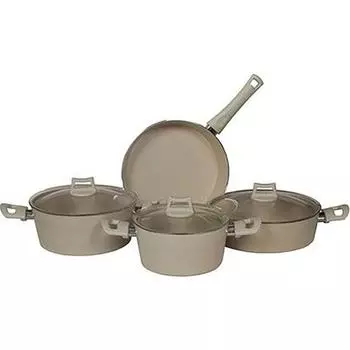 Mehtap Orkide Набор гранитной посуды из 7 предметов