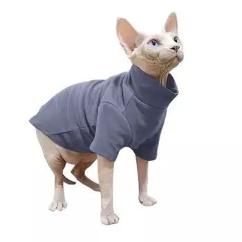 MEIAOJIA Кошка Зимняя кошка Кошка Кошка Зимняя кошка Кошка Сфинкс Шкура Кошка Холодная кошка Ультрамарин Синий L Одежда, Одежда, Пижамы, Одежда, Одежда, Одежда, ультрамарин синий