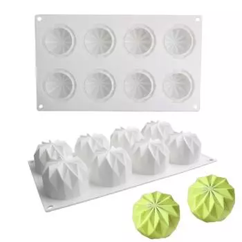 Meibum Spiral Diamond Cactus Texture Silicone Cake Molds Mousse Dessert Bakery Tools Soap Mold DIY Candle Mold Kitchen Bakery Forms