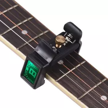 Meideal 2-в-1 гитарный тюнер, устройство для предотвращения обрыва струн, гитарный тюнер-клипса для хроматической гитары чёрный