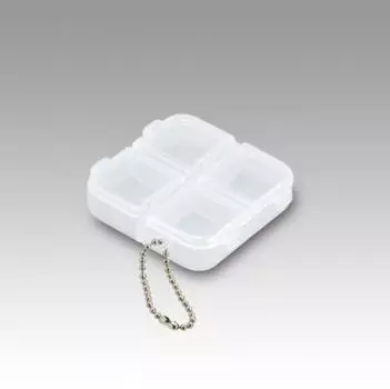 Meiho 4-Кома Маленький Кейс (66 х 66 х 18 мм) чистый (4765) N/A чистый