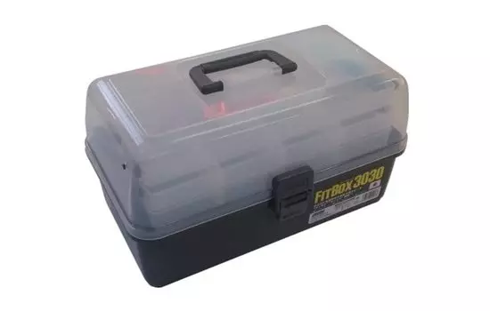 Meiho Коробка Fit No.3030 серый