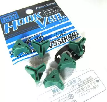 Meiho VS-50 Размер вуали с крючками SS Treble Размер 10 (6724)