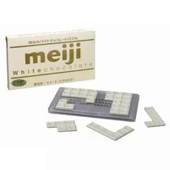 Meiji Белый Шоколад Пазл Сладкий (тающая сладость)