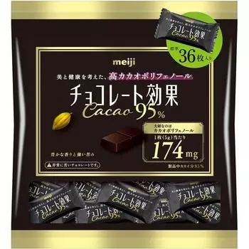 Meiji Chocolate Effect 95% какао, большой пакет 180 г Шоколад 1
