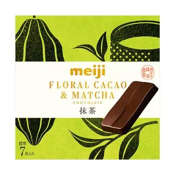 Meiji Floral Cacao Matcha 38 г x 6 шт.