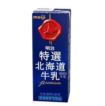 Meiji Hokkaido Milk 200ml x 24 bottles x 2 cases 48 (total bottles)