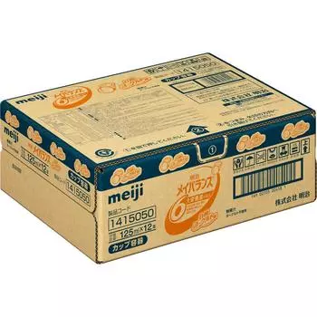 Meiji Maybalance Mini Cup White Peach Yogurt Flavor Case 125mlx12 Cheer Pack Maybalance 1 set